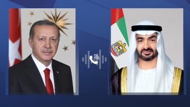 صورة رئيس الدولة يهنئ هاتفياً أردوغان بمناسبة إعادة انتخابه رئيساً لتركيا