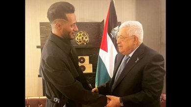 صورة محمد رمضان يلتقي الرئيس الفلسطيني على هامش جولته في أمريكا