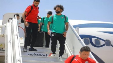 صورة بعثة منتخب مصر تصل المغرب استعدادًا لمواجهة غينيا