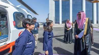 صورة الأمير فيصل بن سلمان يدشن مشروع الإسعاف الجوي لهيئة الهلال الأحمر في المدينة  أخبار السعودية