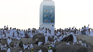 صورة عرفات يسجل اليوم أعلى درجة حرارة بالمشاعر المقدسة