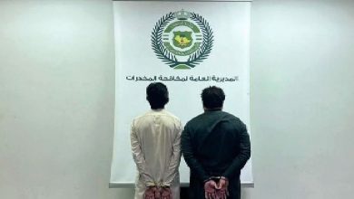 صورة مكافحة المخدرات تقبض على مقيمين بالرياض لترويجهما «الشبو والهيروين»