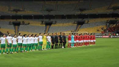 صورة آخر مباراة في الموسم.. الأهلي ينهي الدوري بالتعادل أمام المصري