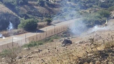 صورة بالفيديو: إصابة 3 عناصر من حزب الله في عدوان إسرائيلي على الحدود اللبنانية الفلسطينية