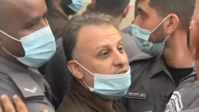 صورة رسالة الأسير المعزول يعقوب غوادرة لأبناء شعبنا وجنين ومخيمها خاصة