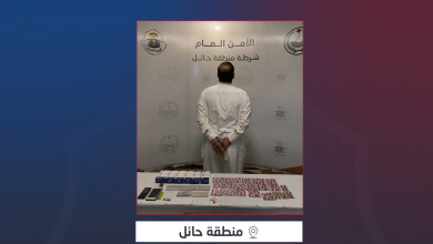 صورة ضبط بحوزته سلاح ناري.. ضبط شخص بحائل لترويجه أقراصًا خاضعة لتنظيم التداول الطبي