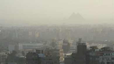 صورة تحذير من هواء القاهرة اليوم.. 157 درجة على مؤشر AQI