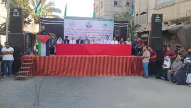 صورة إتمام مراسم الصلح بين عائلة قوطة وبلدية خانيونس