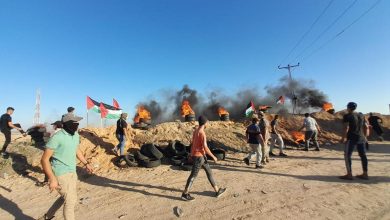 صورة دعوة إسرائيلية للرد “بقوة” على تظاهرات غزة