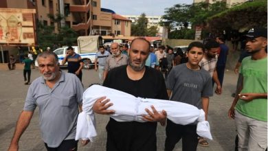 صورة 1400 طفل وامرأة فلسطينيين بين القتلى.. لا غذاء في غزة  أخبار السعودية
