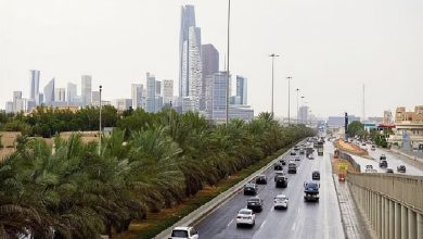 صورة أمطار رعدية ورياح نشطة على عدة مناطق