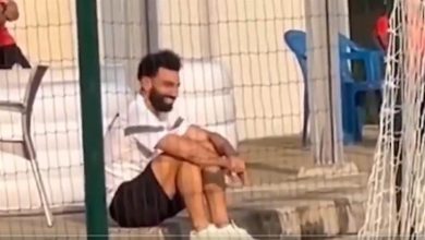 صورة محمد صلاح يظهر في تدريبات منتخب مصر اليوم (فيديو)