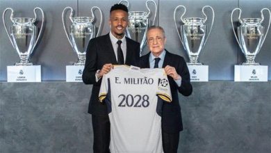 صورة رسميا.. ريال مدريد يجدد عقد البرازيلي إيدير ميليتاو