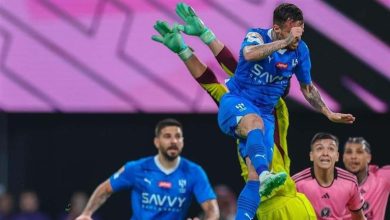 صورة لاعب الهلال السعودي يحتفل على طريقة كريستيانو أمام ميسي (فيديو)