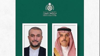 صورة وزير الخارجية يبحث مع نظيره الإيراني التطورات الإقليمية والدولية