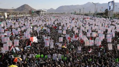 صورة طوفان بشري في اليمن دعما لغزة (صور وفيديو)