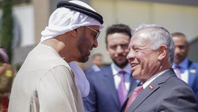 صورة رئيس الإمارات والعاهل الأردني يحذران من تداعيات استمرار الحرب على غزة