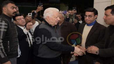 صورة بالصور.. مرتضى منصور في عزاء الموسيقار حلمي بكر