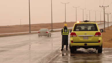 صورة هطول أمطار رعدية على معظم المناطق من يوم غدٍ حتى الإثنين المقبل