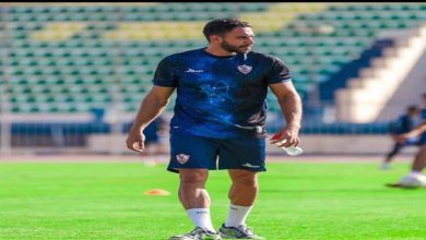 صورة إمام عاشور ينعى عضو الجهاز الفني بالزمالك