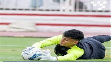 صورة من هو محمود الشناوي حارس مرمى الزمالك في ودية البنك الأهلي؟