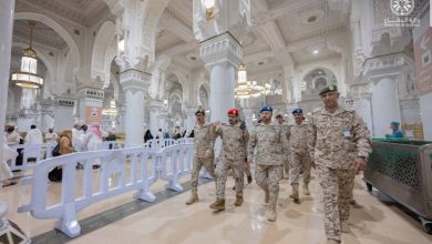 صورة رئيس الأركان يتفقد وحدات القوات المسلحة وقطاعات وزارة الدفاع المشاركة في مهمة الحج