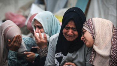 صورة شهداء ومصابون إثر قصف الاحتلال منزلا غرب مخيم النصيرات