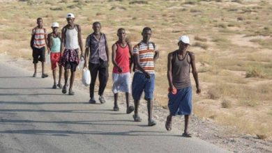 صورة تقرير حديث:  أكثر من مليون مهاجر أفريقي عبروا إلى اليمن على الرغم من الحروب والمخاطر والصراعات