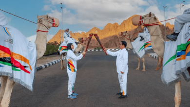 صورة شعلة دورة الألعاب السعودية تعود إلى الرياض بعد رحلة 30 يومًا عبر مناطق المملكة