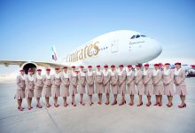 صورة طائرة الإمارات A380 تستقطب آلاف الزوار في معرض البحرين الدولي للطيران