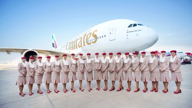 صورة طائرة الإمارات A380 تستقطب آلاف الزوار في معرض البحرين الدولي للطيران