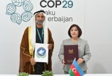 صورة COP29 .. المجلس العالمي للتسامح والسلام يوقع مذكرة تفاهم مع الجمعية الوطنية الأذربيجانية