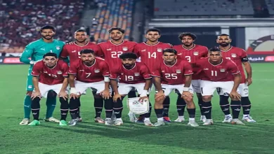 صورة منتخب مصر بزيه الأساسي أمام بتسوانا في تصفيات أمم أفريقيا