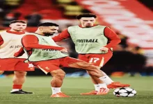 صورة رد فعل زوجة محمد صلاح وابنته بعد اهداره ركلة الجزاء أمام ريال مدريد