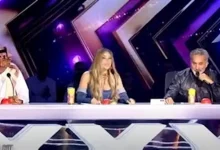 صورة باسم يوسف يغازل ريا أبي راشد في برنامج “Arabs Got Talent”.. ونجوى كرم تتدخل (فيديو)