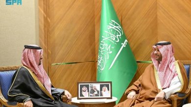 صورة الأمير تركي بن محمد بن فهد يستقبل سفير قطر لدى المملكة  أخبار السعودية