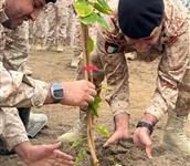 صورة سلاح الدفاع الجوي في الجيش الكويتي ينظم فعالية يوم التخضير