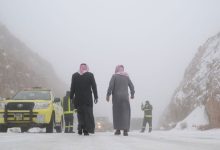 صورة انخفاض درجات الحرارة شمال المملكة.. و”جويريد ” أول فترات الانقلاب الشتوي