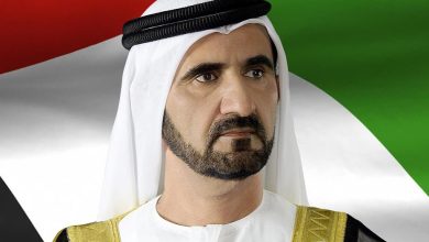 صورة محمد بن راشد يهنئ الملك حمد بن عيسى وشعب مملكة البحرين بمناسبة العيد الوطني