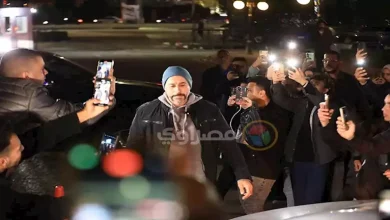 صورة بالصور.. أحمد السعدني في جنازة نبيل الحلفاوي