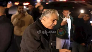 صورة محمود سعد والبزاوي وعمرو يوسف.. 20 صورة من جنازة الراحل نبيل الحلفاوي