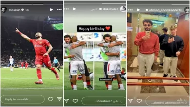 صورة ستوري نجوم الرياضة.. معايدات لاعبي الزمالك لأحمد جعفر.. واحتفالات صلاح وإمام