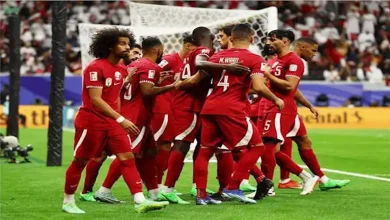 صورة أهداف الشوط الأول من مباراة قطر وعمان في كأس الخليج العربي