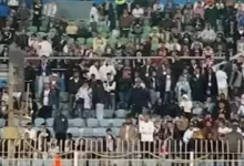 صورة جمهور الزمالك يغادر ملعب مباراة بيراميدز قبل انتهائها (فيديو)