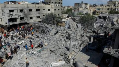صورة قبل ساعة الصفر.. إسرائيل تستبق الهدنة وتقصف غزة  أخبار السعودية