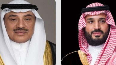 صورة الأمير محمد بن سلمان يُعزي ولي عهد الكويت في وفاة الشيخ فاضل الصباح  أخبار السعودية