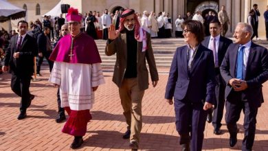 صورة | مندوبا عن الملك.. الأمير غازي يحضر جانبا من حفل تدشين كنيسة معمودية السيد المسيح في المغطس