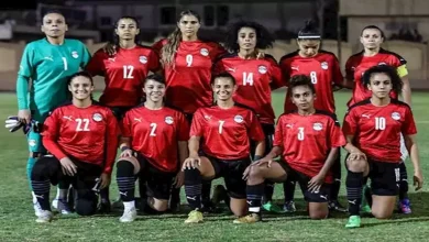 صورة منتخب مصر للسيدات بالزي الأبيض أمام رواندا في تصفيات أمم أفريقيا بالمغرب 2025