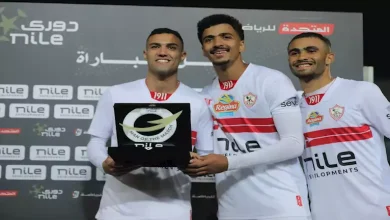 صورة أرقام محمود جهاد وأحمد حسام مع الزمالك أمام الإسماعيلي