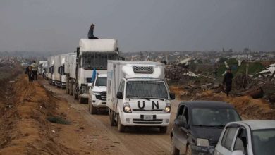 صورة الأمم المتحدة: تدفقات المساعدات إلى غزة زادت منذ وقف إطلاق النار